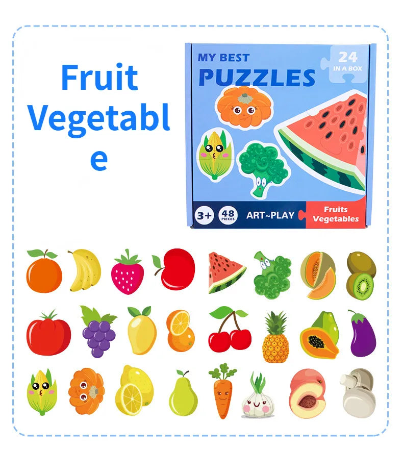 Puzzle Cards™ - Educatief puzzel plezier - Jigsaw Puzzel