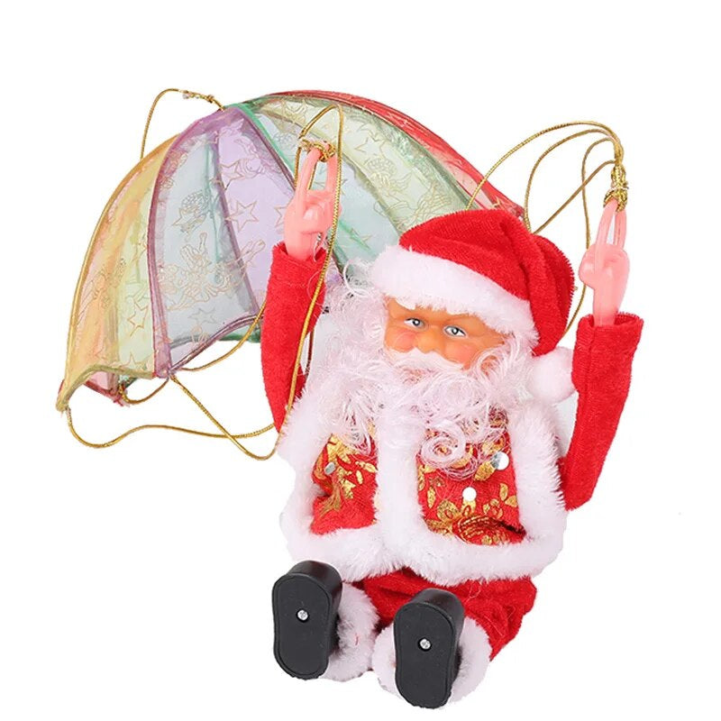 Vliegende Kerstman - Breng de Magie naar Je Huis - Parachute Kerstdecoratie
