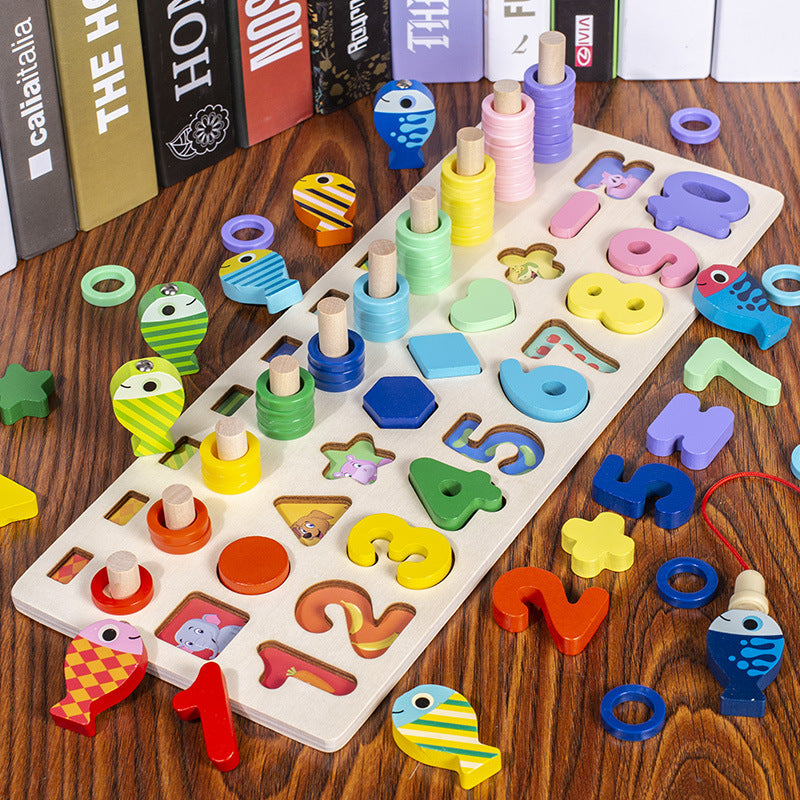 Montessori Houten Speelbord - Educatief Speelgoed voor Peuters
