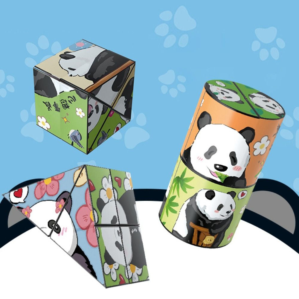 Panda Puzzelkubus - Educatief Speelplezier voor Kinderen