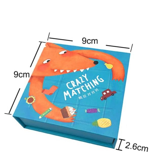 Gekke Match - Educatief Geheugen Spel - Kaartspel voor Geheugentraining