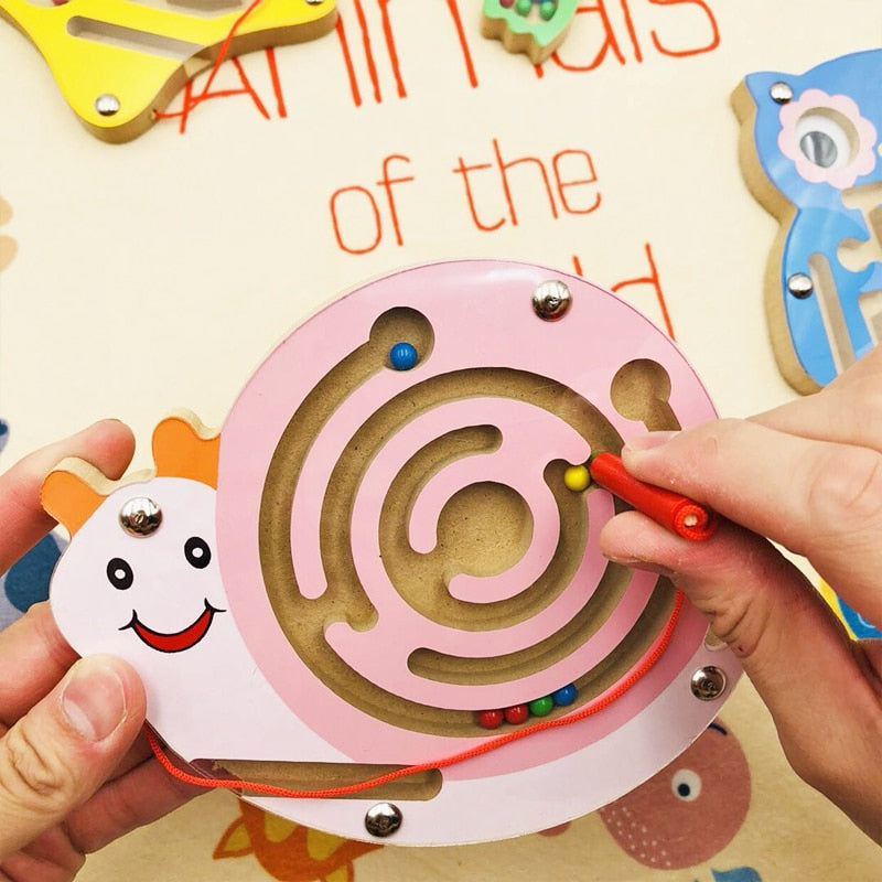 Zintuigelijk Feest - Magnetisch Doolhof met Dieren voor Avontuurlijke Kinderen