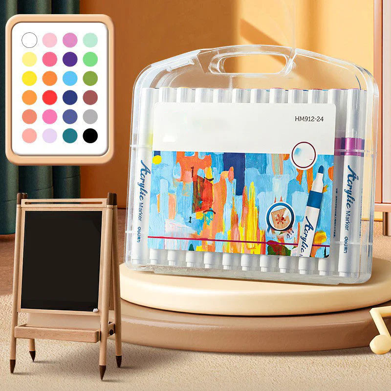 Acrylmarkers - Kleurrijke Creativiteit - Acrylverf Stiften