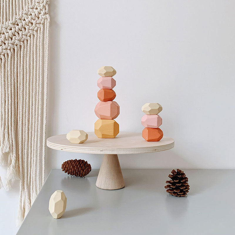 Montessori Bouwstenen Nordic - Creatieve Houten Blokken Set