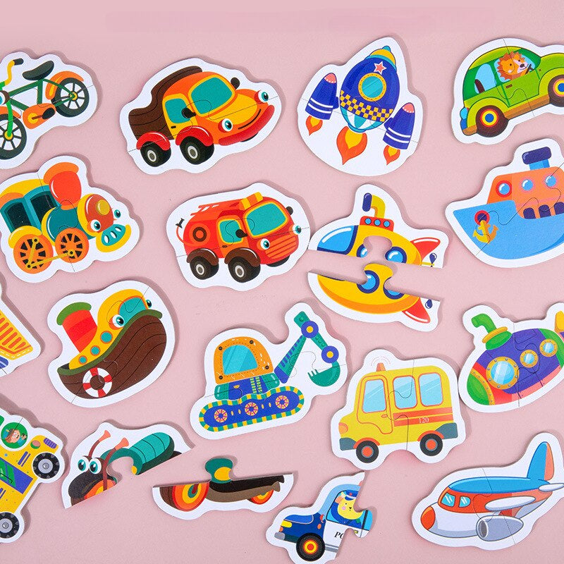 Puzzle Cards™ - Educatief puzzel plezier - Jigsaw Puzzel