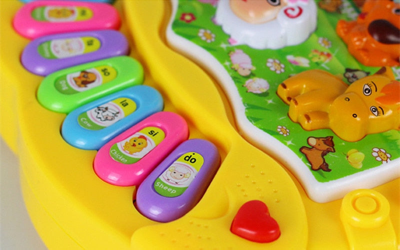 Kinder Muziekpiano - Dierlijk Muziekplezier - Speelgoedpiano