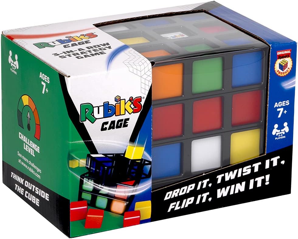 Rubik's Tic Tac Toe - Kleurrijke Denkuitdaging - Rubik's Cage Spel
