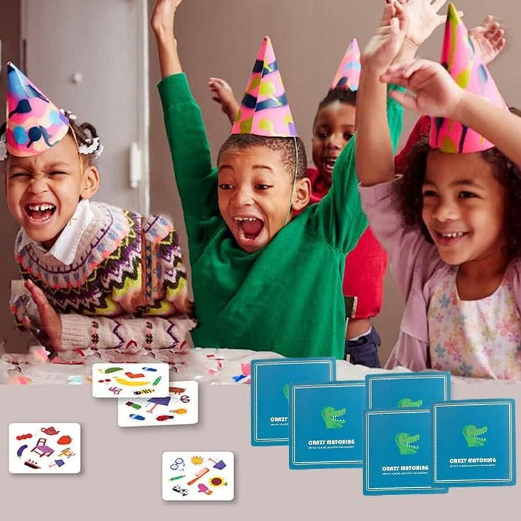 Gekke Match - Educatief Geheugen Spel - Kaartspel voor Geheugentraining