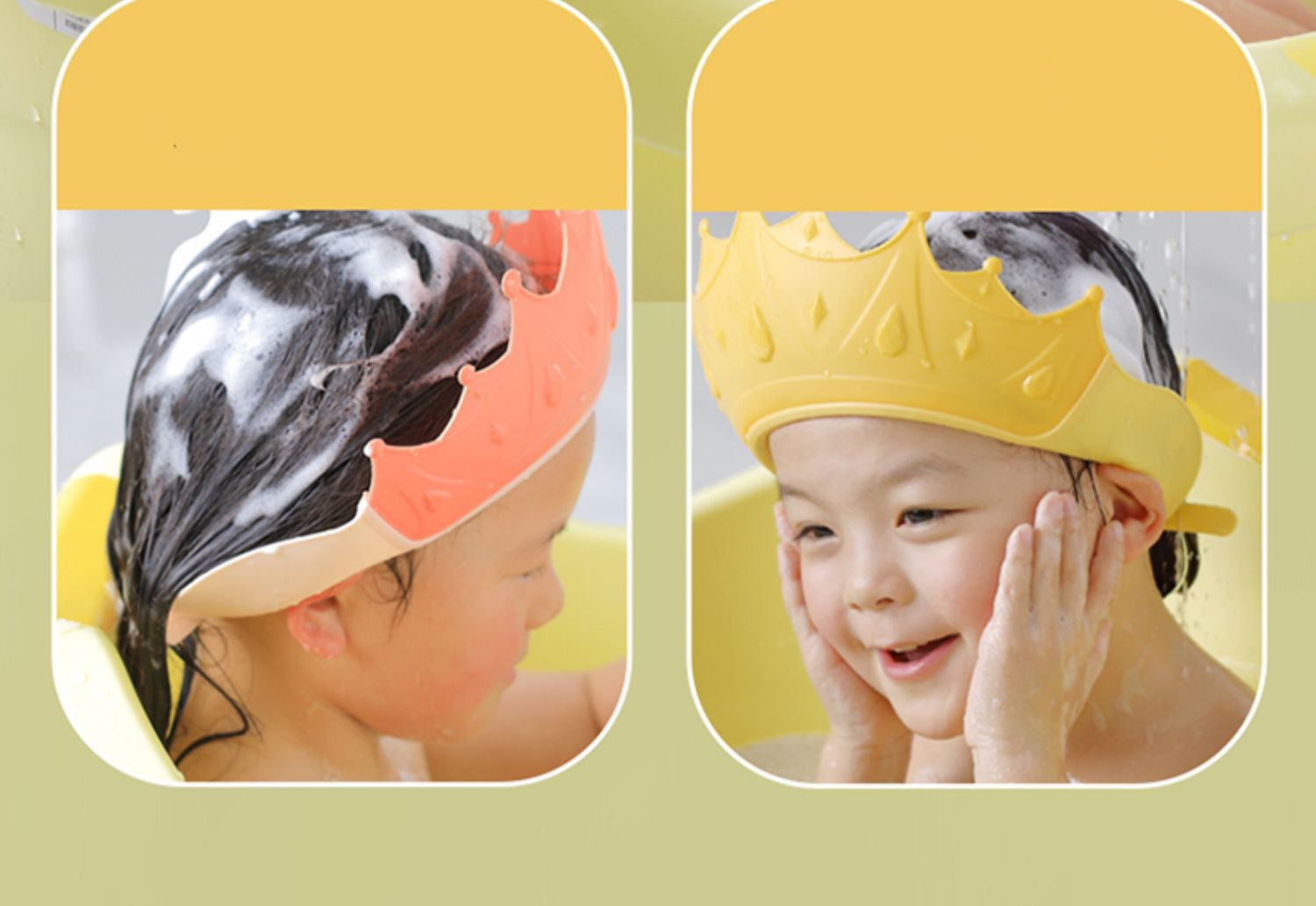 Kinder Badmuts - Nooit meer tranen tijdens het baden - Shampoo Beschermkap