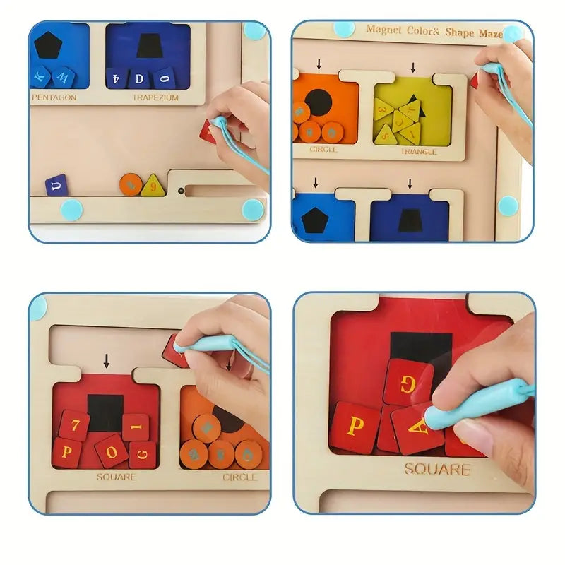 Magnetisch Doolhof Avontuur - Puzzelspel voor Magisch Leren