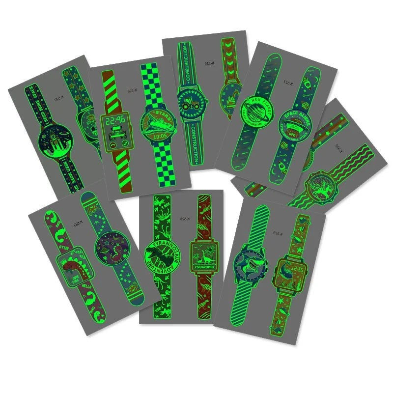 Magische Glow-in-the-Dark Polsstickers - Tatoeages voor de Pols