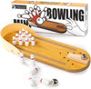 Mini Bowlingbaan - Onbeperkt Speelplezier met Deze Houten Bowling Set