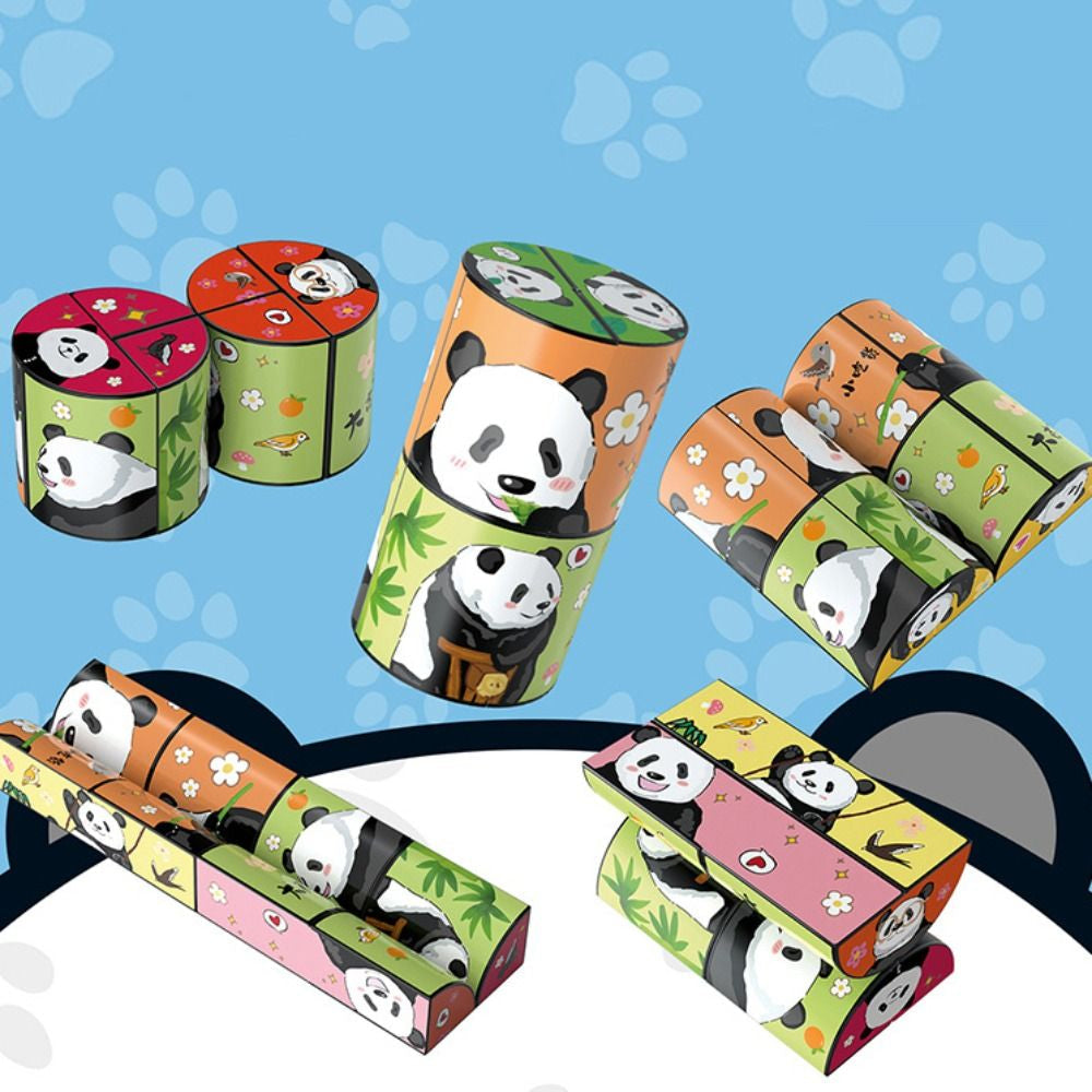 Panda Puzzelkubus - Educatief Speelplezier voor Kinderen
