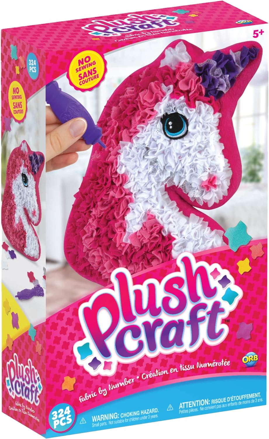 Doe-Het-Zelf Kussen - Pluizig Plezier - Pluche Eenhoorn Kussen