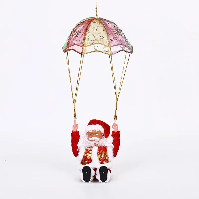 Vliegende Kerstman - Breng de Magie naar Je Huis - Parachute Kerstdecoratie