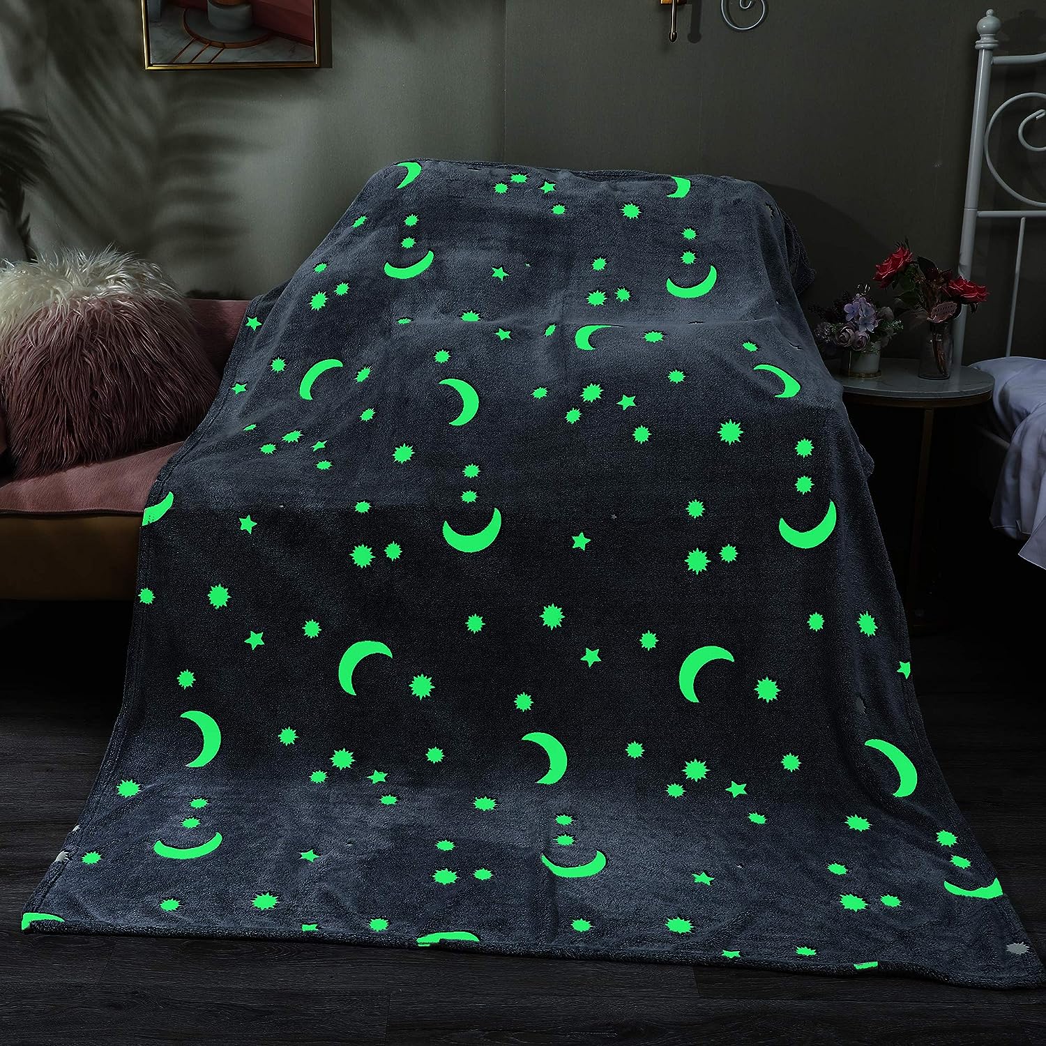 Lichtgevende Deken - Magische nachten - Glow in the dark deken