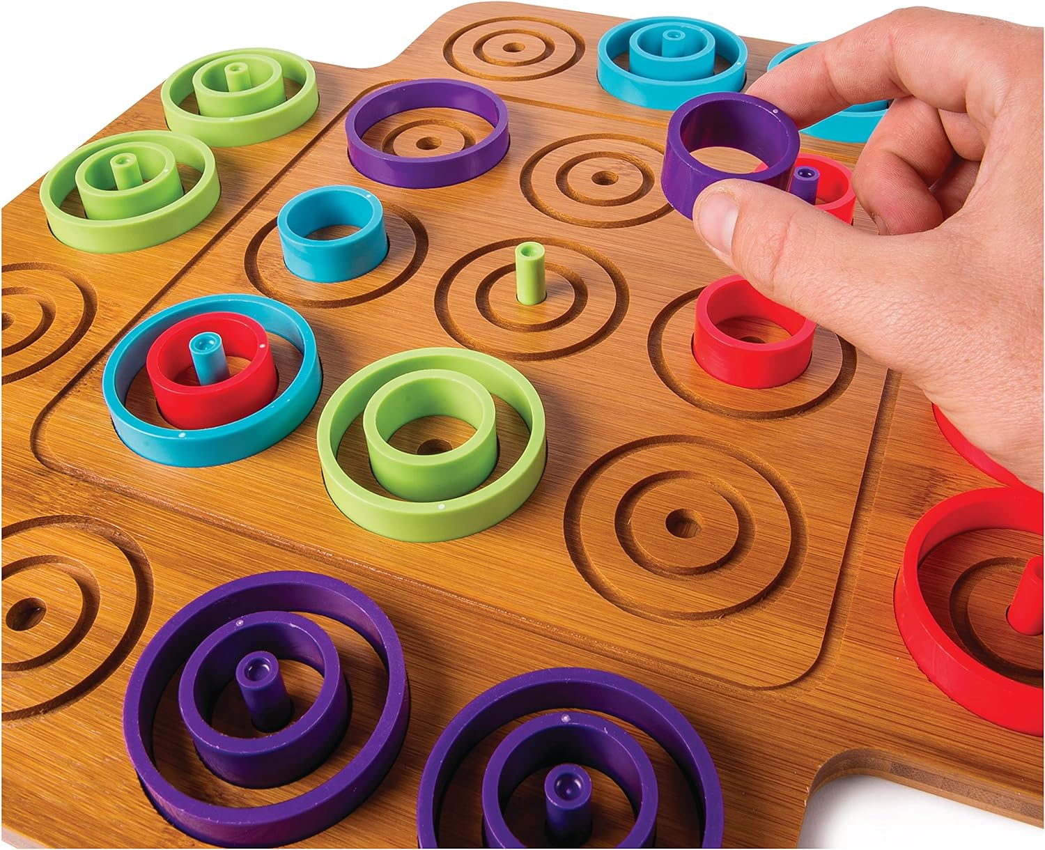 Slimme Spelers - Houten Tic-Tac-Toe Puzzel voor Kinderen
