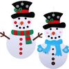 Sneeuwpop Maakset - Creatief Versieren voor de Kleintjes - Kerstdecoratie
