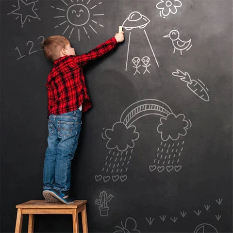 Creatief Krijtbord Muursticker – Multifunctionele Oplossing voor Elke Ruimte