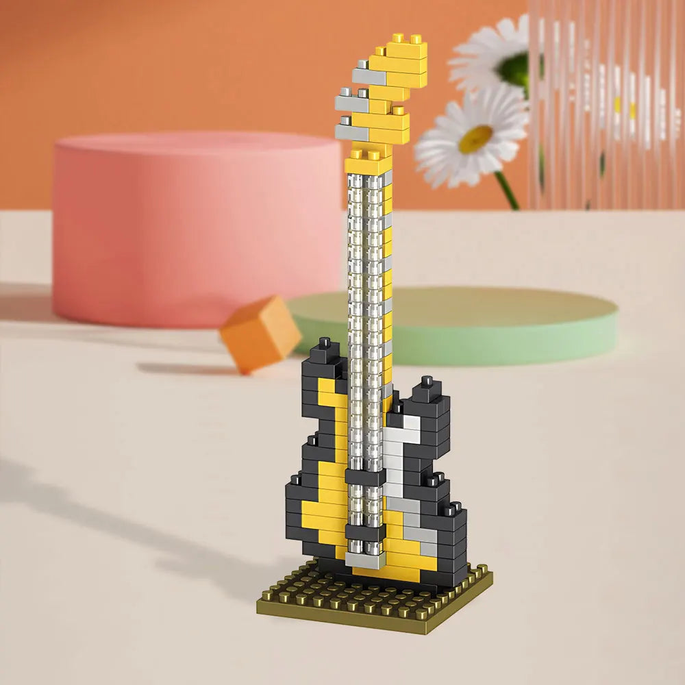 Mini Muziekinstrument Bouwset - Creëer Je Eigen Muzikale Miniatuur - Bouwplezier voor Muziekliefhebbers
