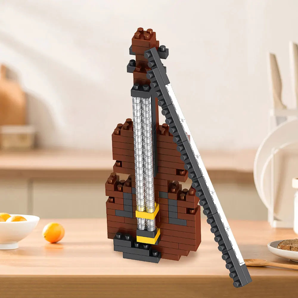 Mini Muziekinstrument Bouwset - Creëer Je Eigen Muzikale Miniatuur - Bouwplezier voor Muziekliefhebbers