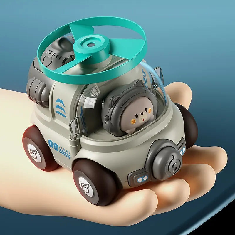 Cartoon Auto - Rotorplezier voor Avontuurlijke Kinderen - Speelgoedvoertuig