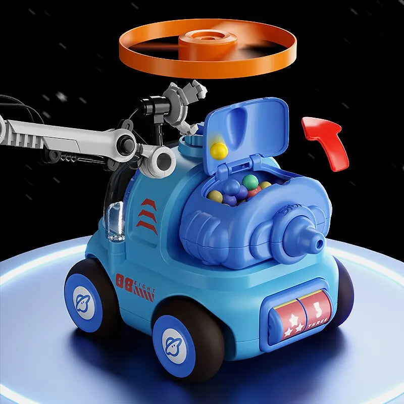 Cartoon Auto - Rotorplezier voor Avontuurlijke Kinderen - Speelgoedvoertuig