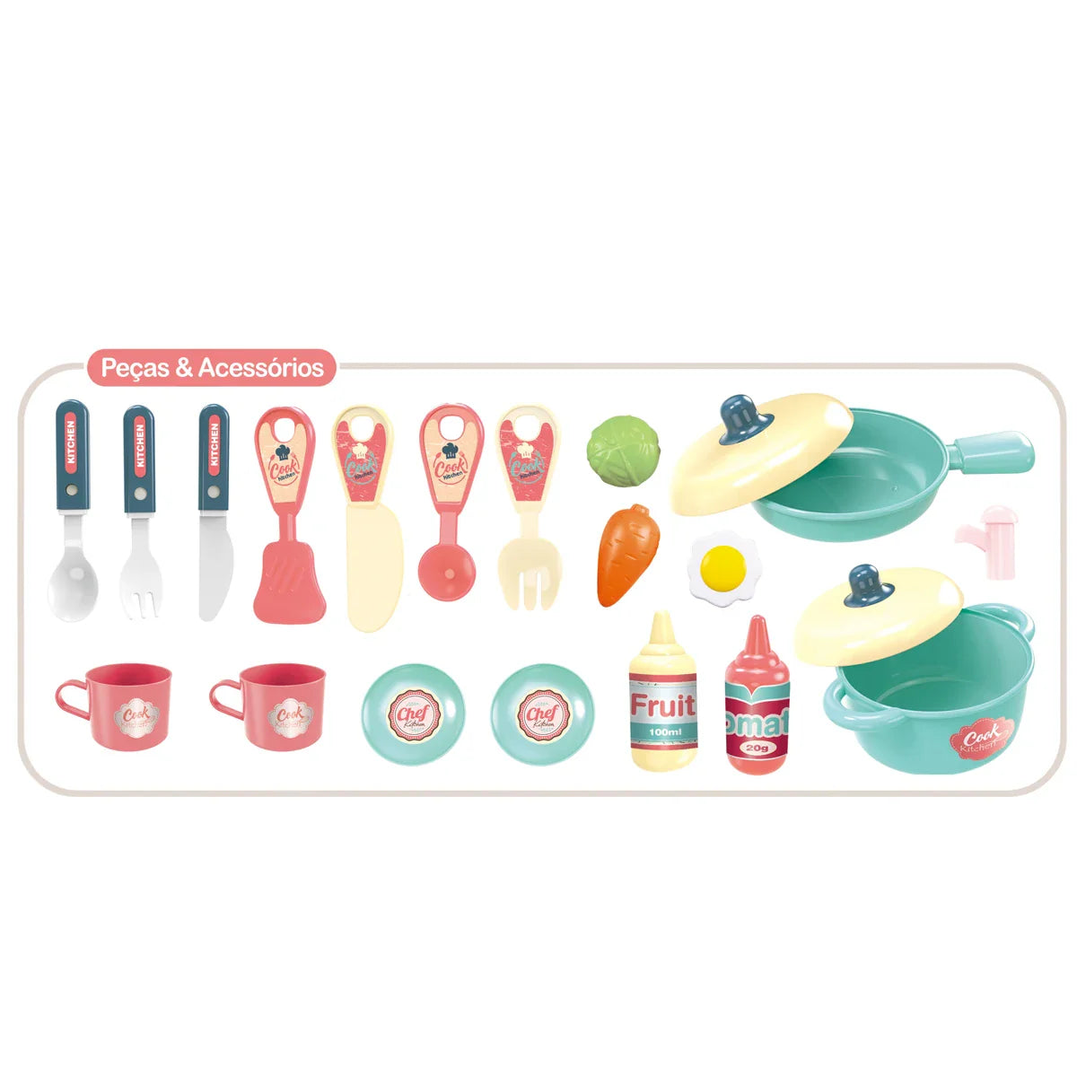 Keuken Koffer - Culinaire Pret voor Kinderen - Speelgoedkeuken