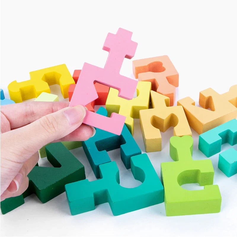 Creatieve Puzzeluitdagingen - Houten Geometrische Breinbreker