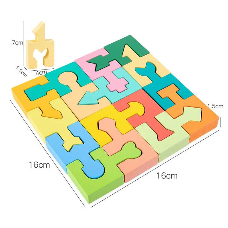 Creatieve Puzzeluitdagingen - Houten Geometrische Breinbreker