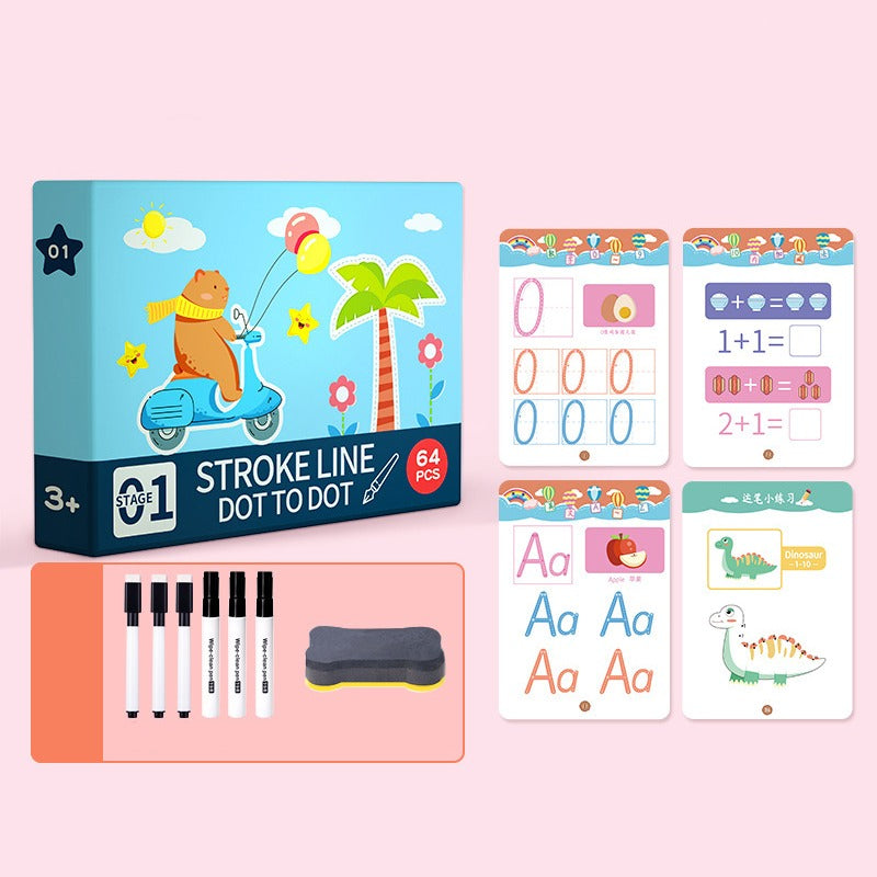 Schrijfboek met Lijnen: Ideale Start voor Beginners