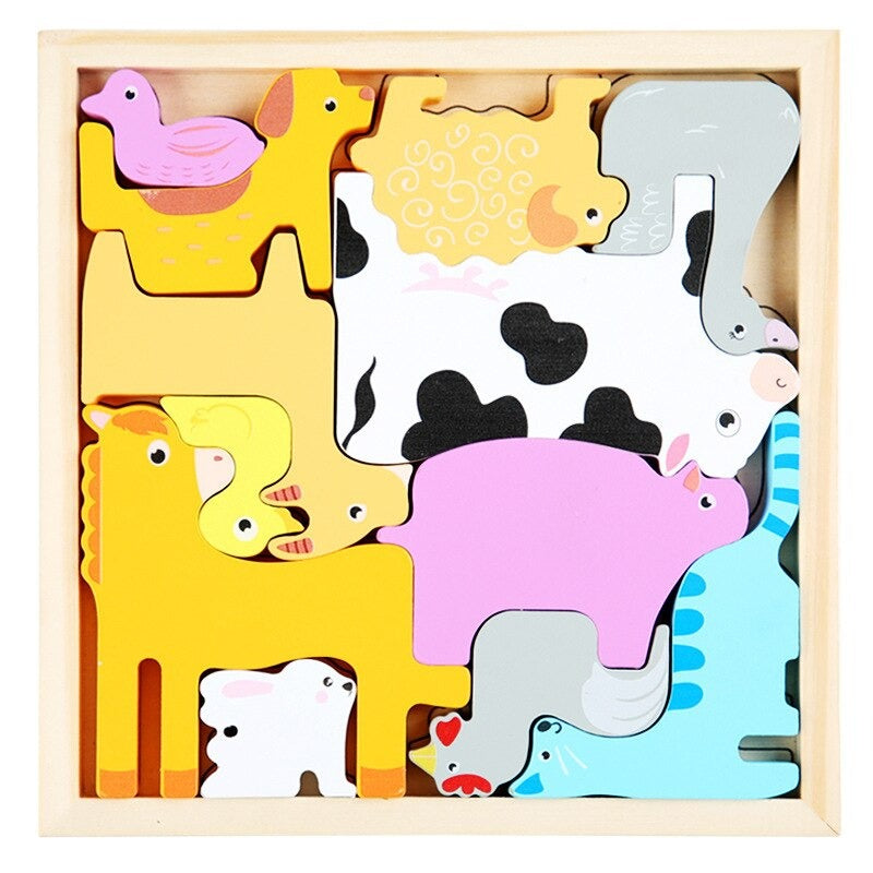 Who Fits Where? Shapes Puzzle - Educational Fun
