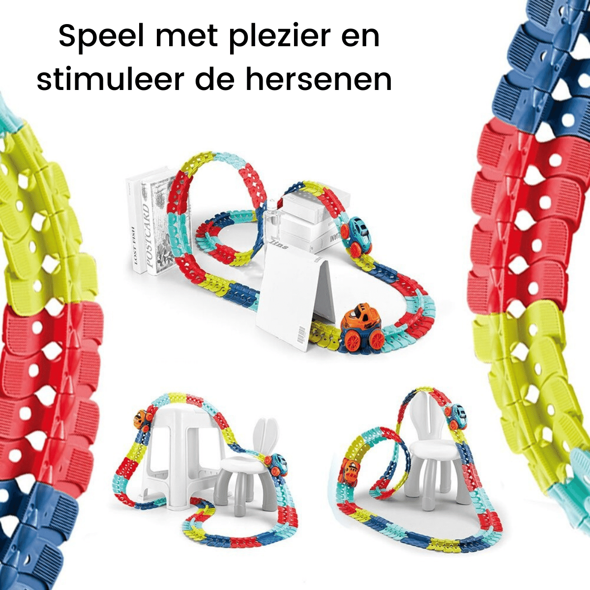 Avontuurlijke Racebaan - Stimuleer Creativiteit - Flexibele Speelset