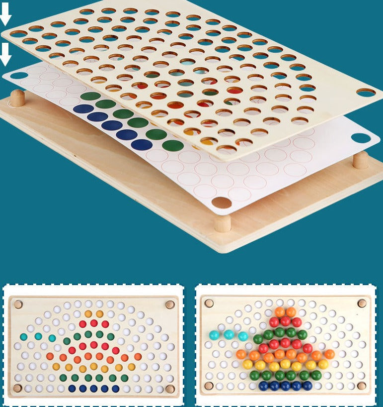 Regenboog Kralen Bouwset - Creatief Verbinden voor Kinderen