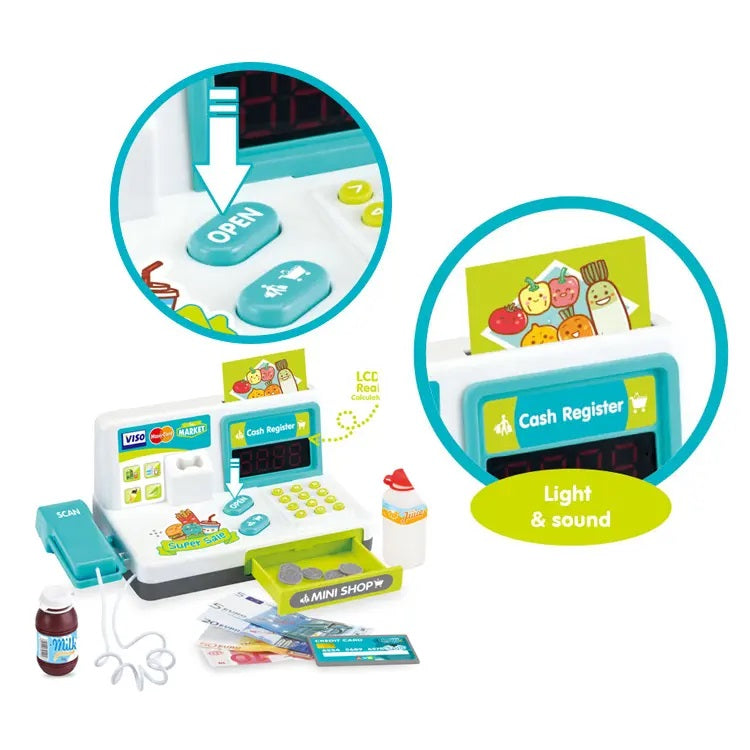 Supermarkt Kassa Set - Winkelavonturen voor Kinderen - Interactief Speelgoed