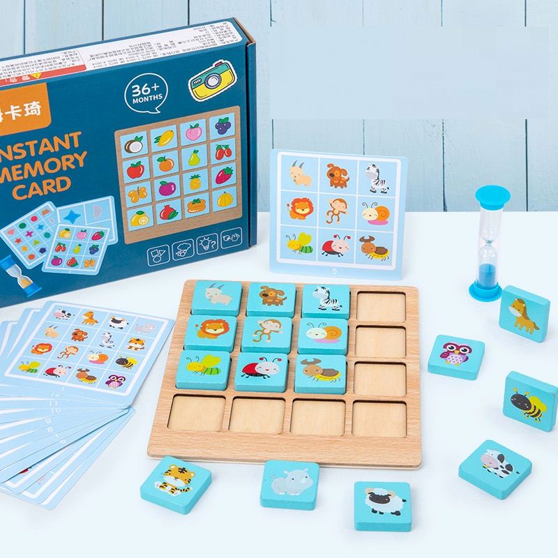 Memory Kaartspel - Braintrainer voor Kleintjes - Puzzelspel voor Geheugen & Cognitie