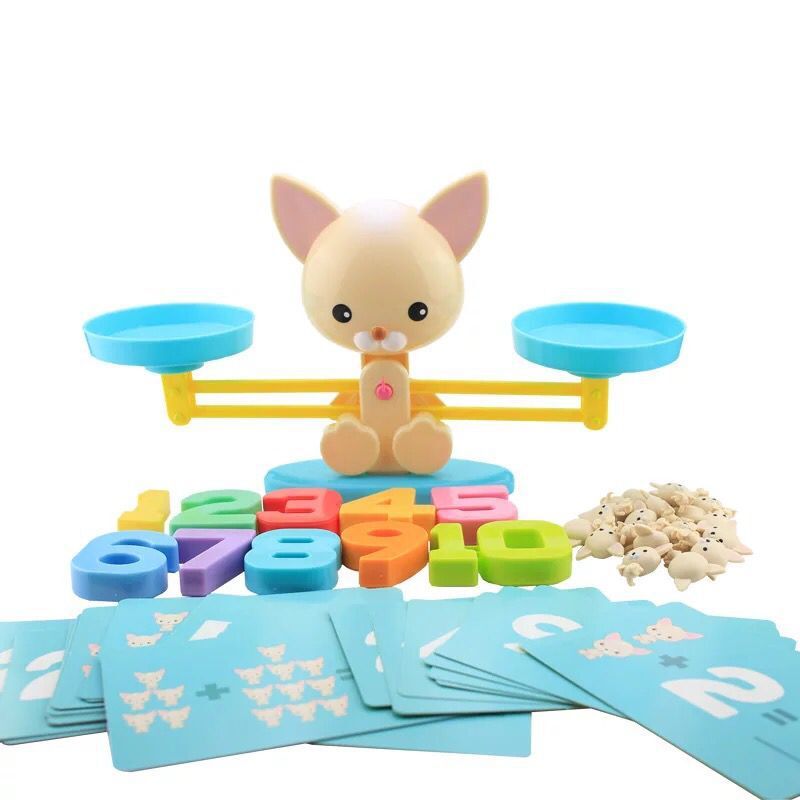 Montessori Reken Weegschaal - Leren Rekenen en Balanceren voor Kinderen