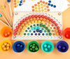 Regenboog Kralen Bouwset - Creatief Verbinden voor Kinderen