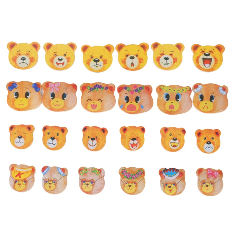 Houten Verkleedpuzzel Boris - Creatieve Verkleedpret voor Kinderen