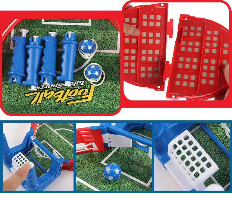 Mini Tafelvoetbalspel | Daag Je Vrienden Uit Voor Een Spelletje | Compact & Leuk Voor Thuis