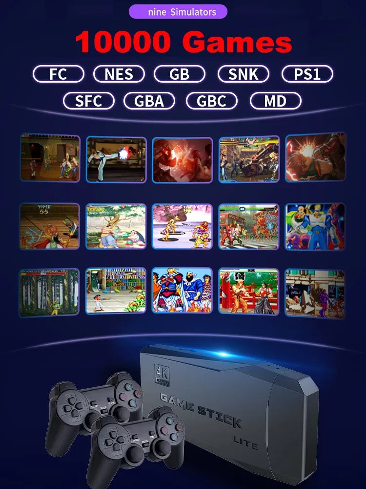 Retro Game Stick - Jouw favoriete games altijd bij de hand - Draagbare USB Console