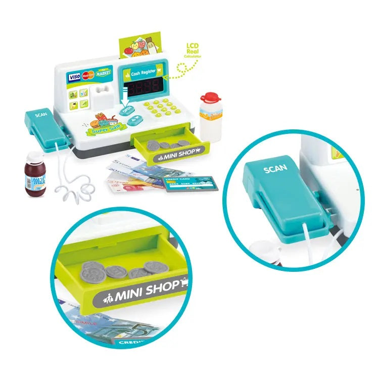 Supermarkt Kassa Set - Winkelavonturen voor Kinderen - Interactief Speelgoed