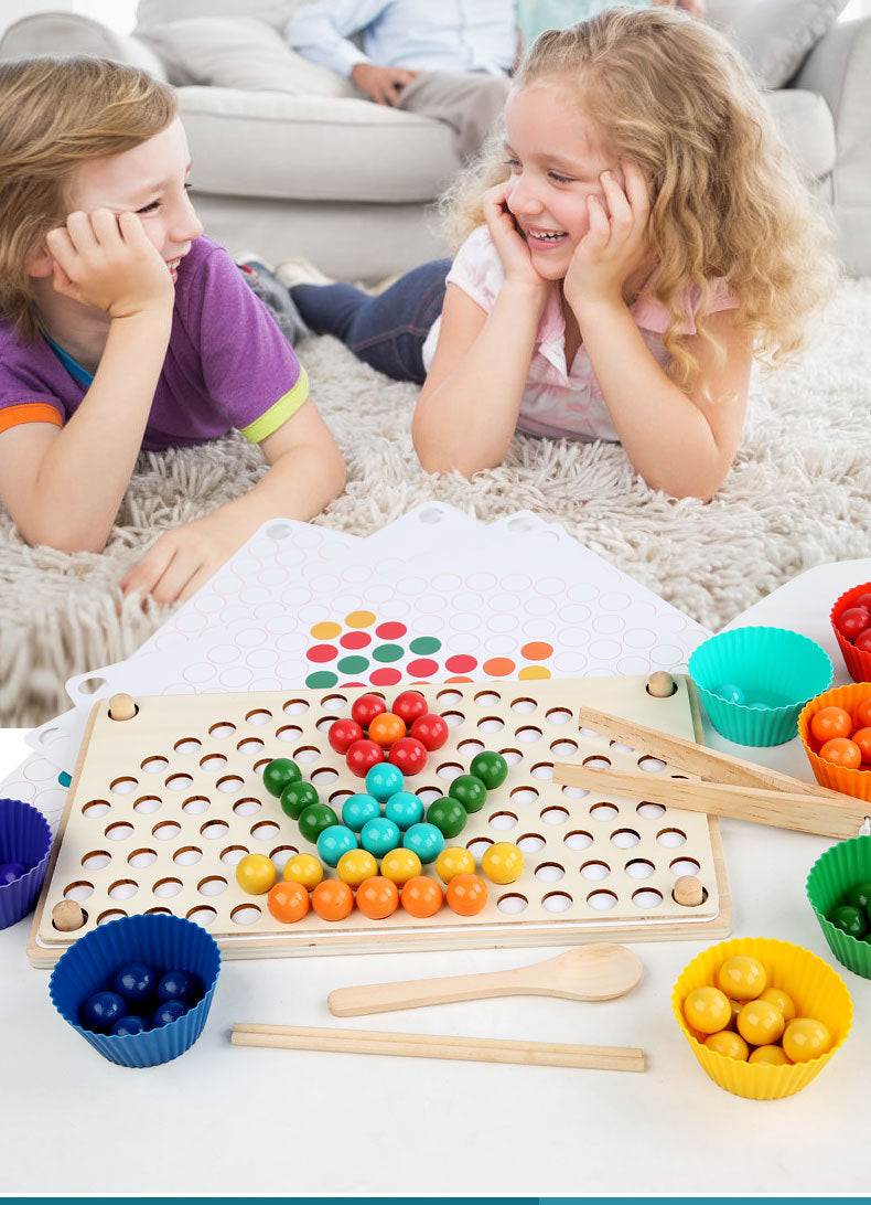 Regenboog Kralen Bouwset - Creatief Verbinden voor Kinderen