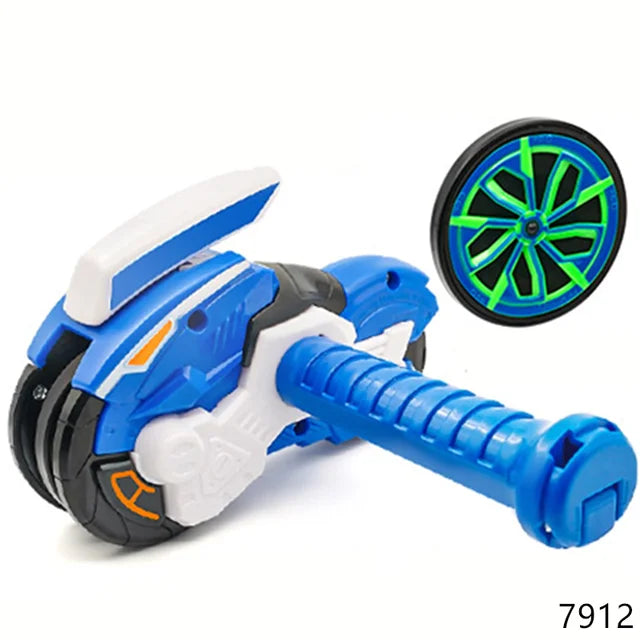 Avontuurlijke Motor Spinner - Speelgoedmotor met Draaiwielen