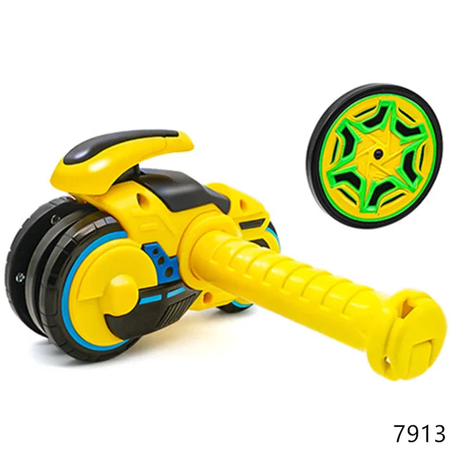 Avontuurlijke Motor Spinner - Speelgoedmotor met Draaiwielen
