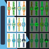 Magische Glow-in-the-Dark Polsstickers - Tatoeages voor de Pols