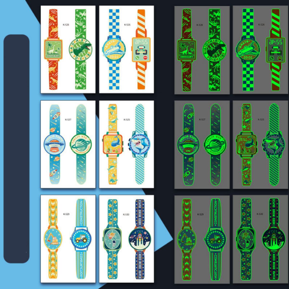 Magische Glow-in-the-Dark Polsstickers - Tatoeages voor de Pols