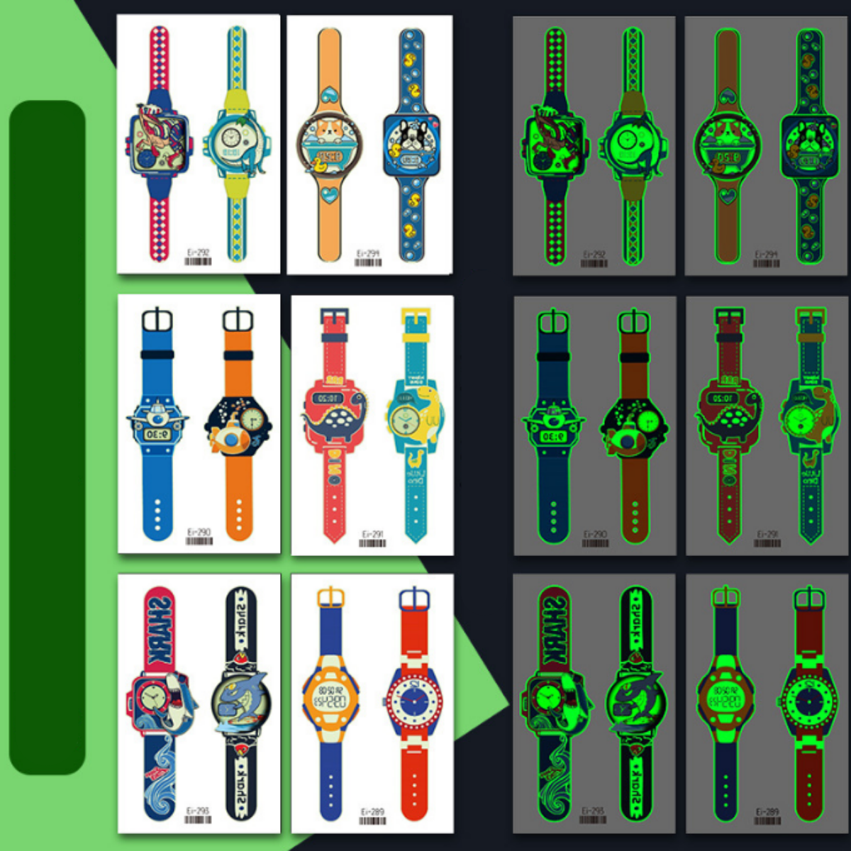 Magische Glow-in-the-Dark Polsstickers - Tatoeages voor de Pols