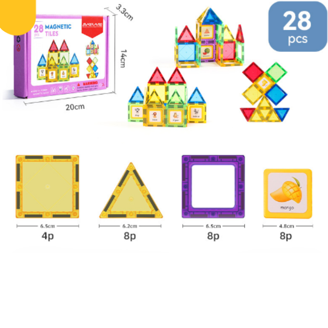 Creatieve Magnetische Tegels – Ontwikkel Verbeelding met Magnetische Bouwspeelgoed
