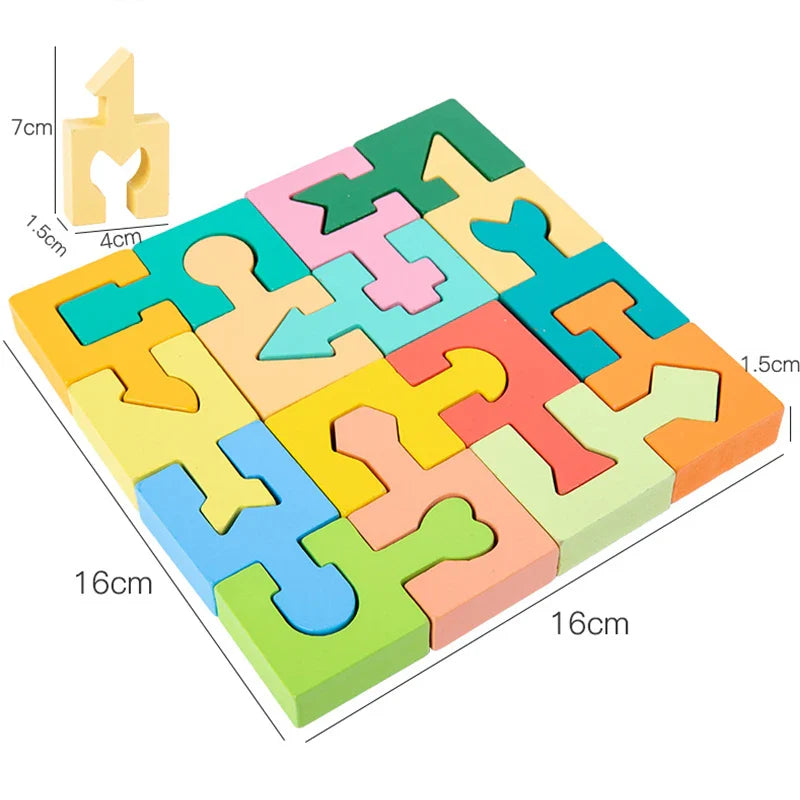 Mastermind Montessori Vormenpuzzel - Educatieve Puzzel voor Kinderen